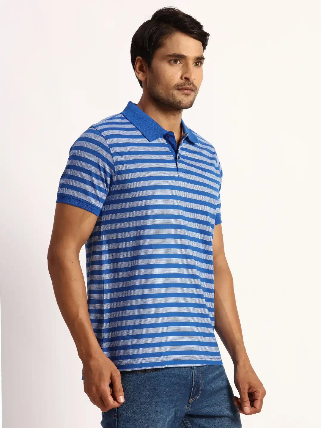 Men  Blue T-SHIRT