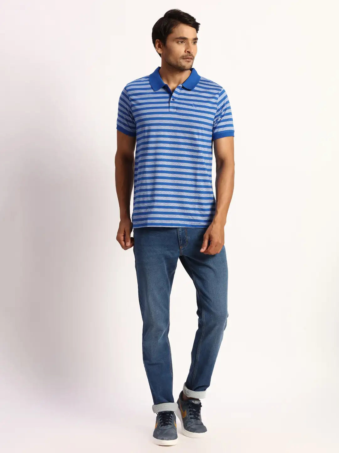Men  Blue T-SHIRT