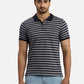 Men Regular Fit Blue T-Shirt