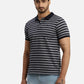 Men Regular Fit Blue T-Shirt