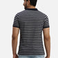 Men Regular Fit Blue T-Shirt