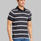 Men Regular Fit Blue T-Shirt