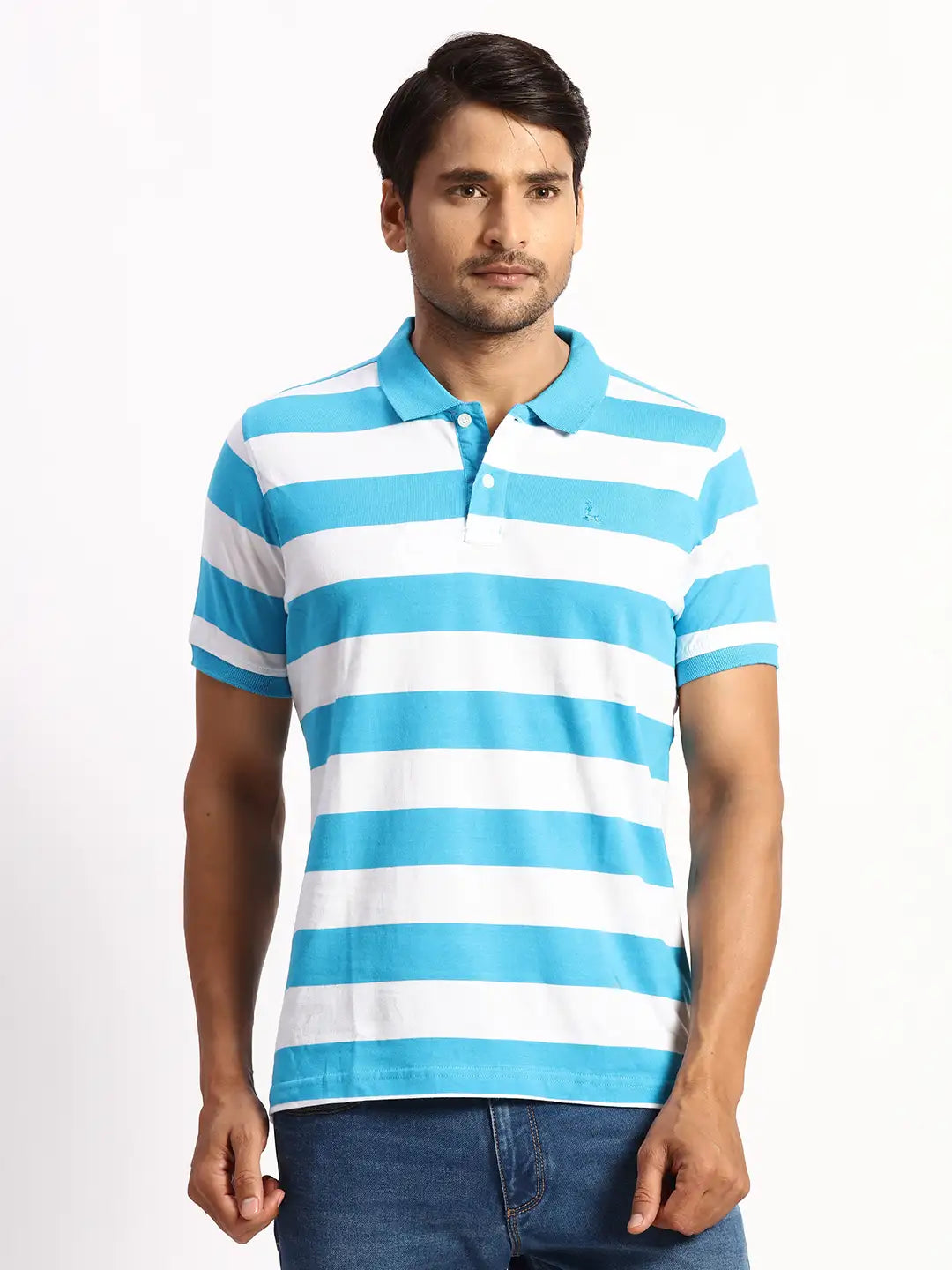 Men  Blue T-SHIRT