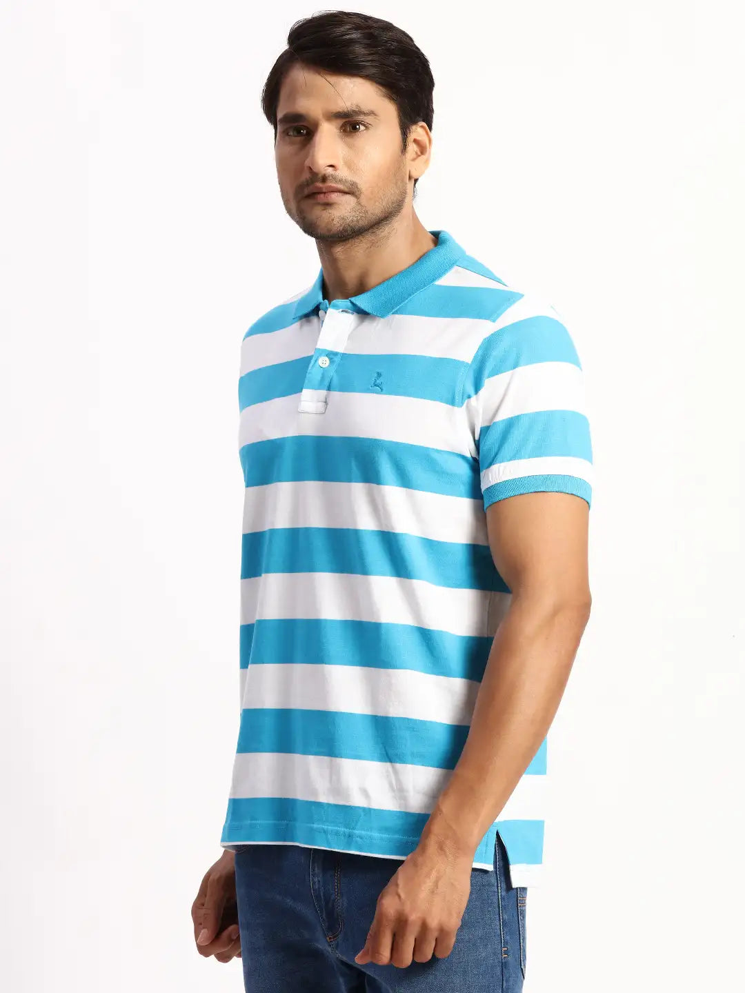 Men  Blue T-SHIRT