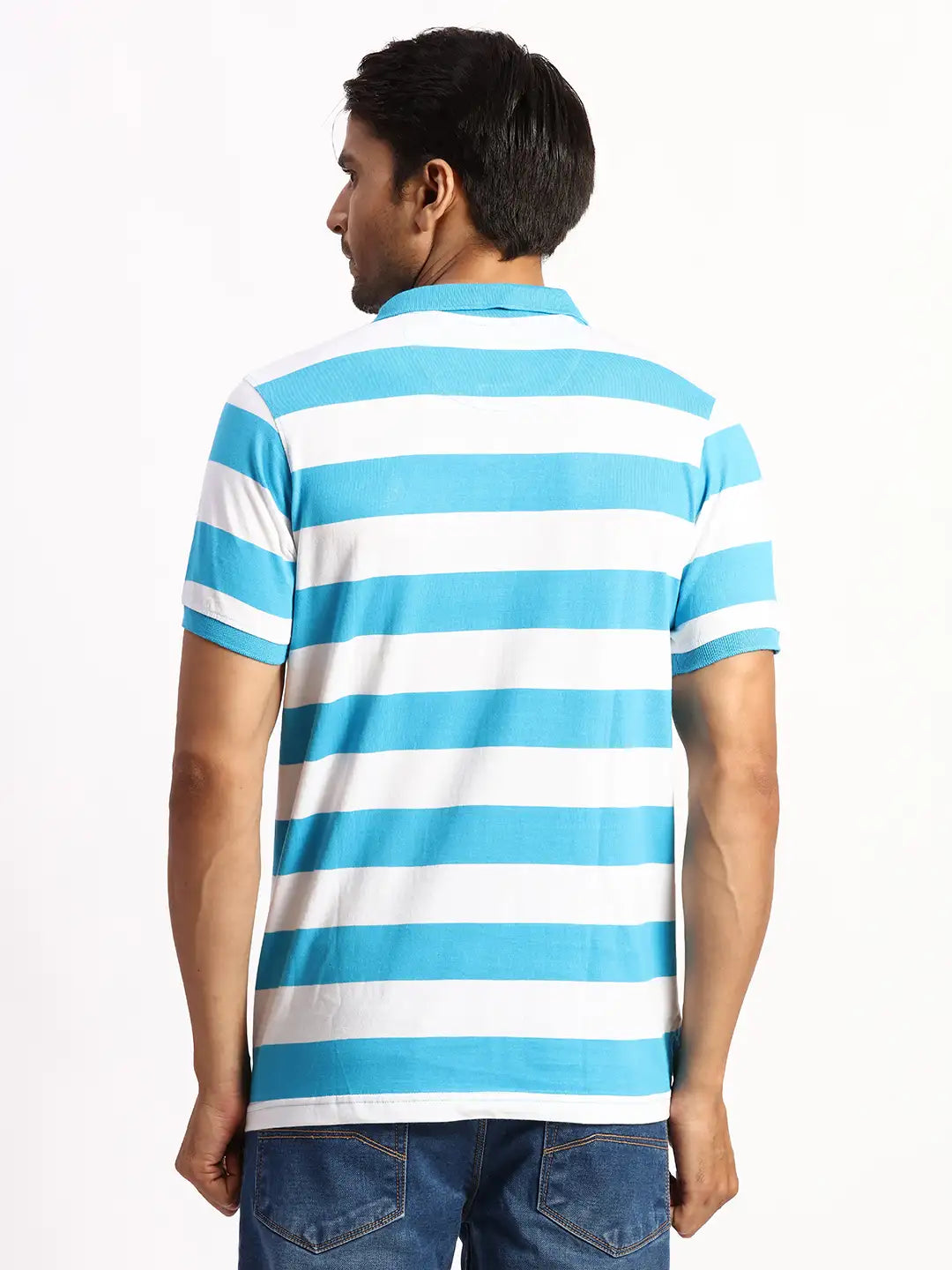 Men  Blue T-SHIRT