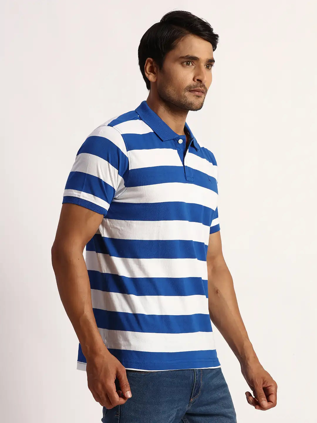 Men  Blue T-SHIRT
