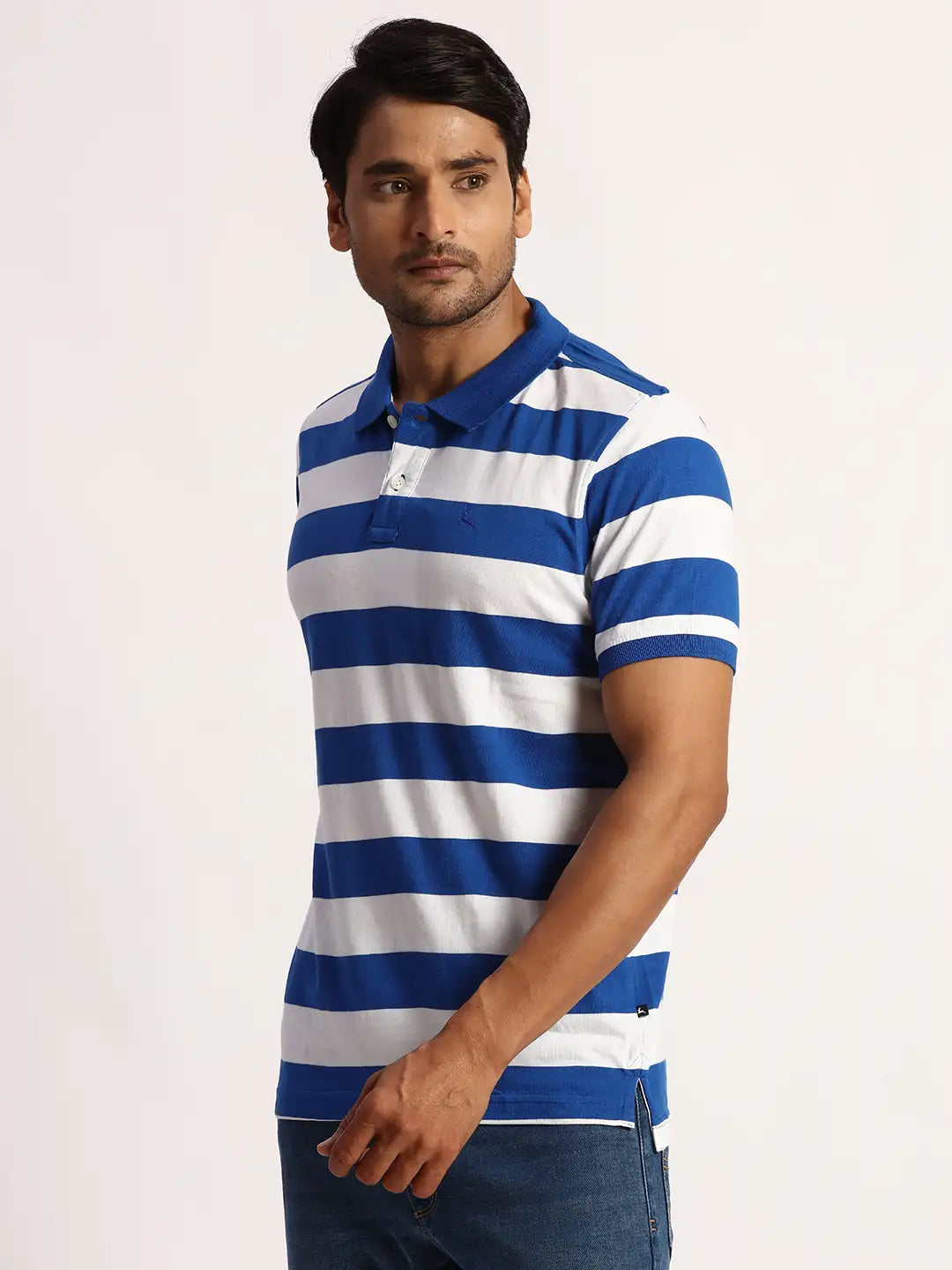 Men  Blue T-SHIRT