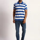 Men  Blue T-SHIRT
