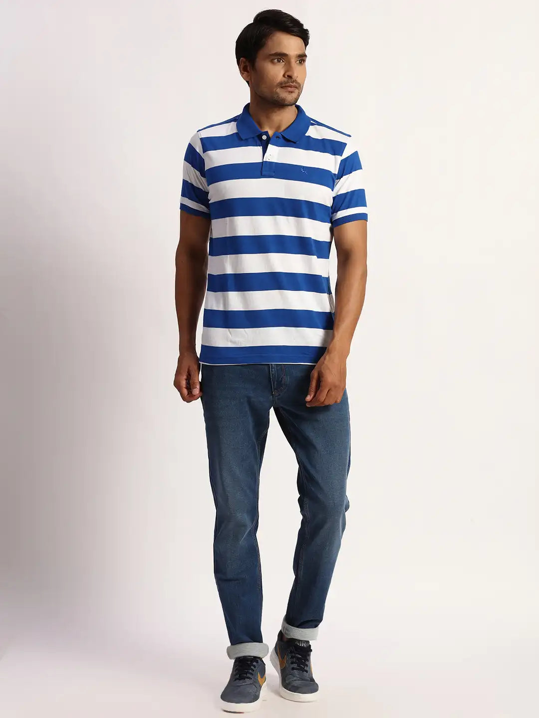 Men  Blue T-SHIRT
