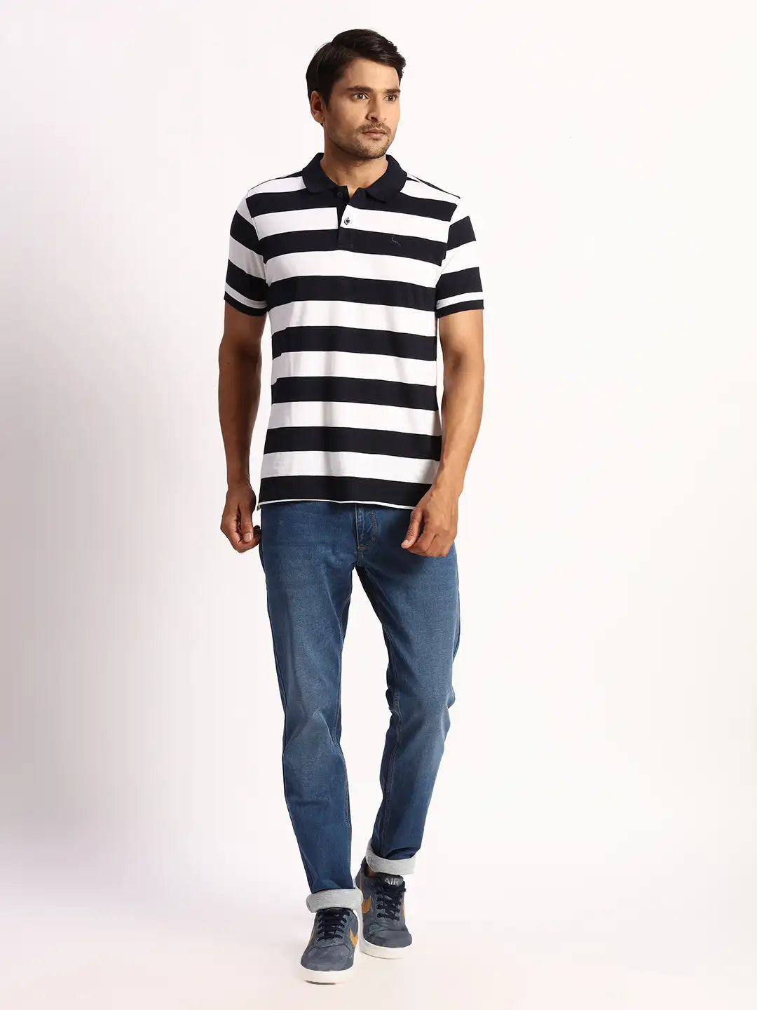 Men  Blue T-SHIRT