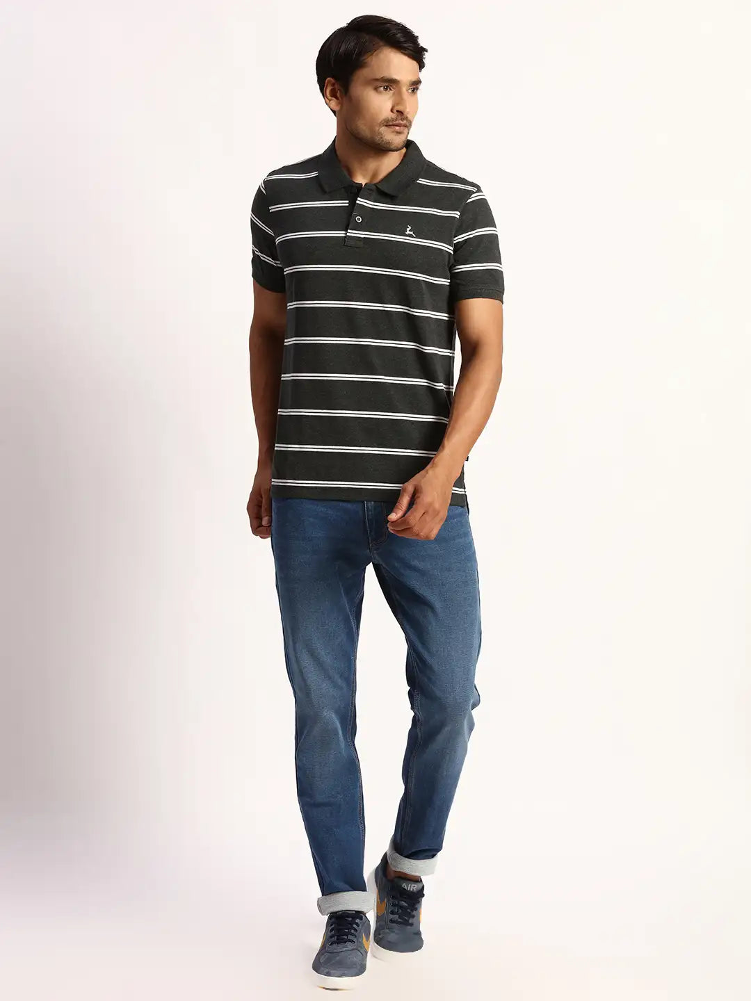 Men  Blue T-SHIRT