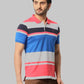 Men Regular Fit Blue T-Shirt