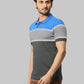 Men Regular Fit Blue T-Shirt