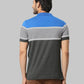 Men Regular Fit Blue T-Shirt