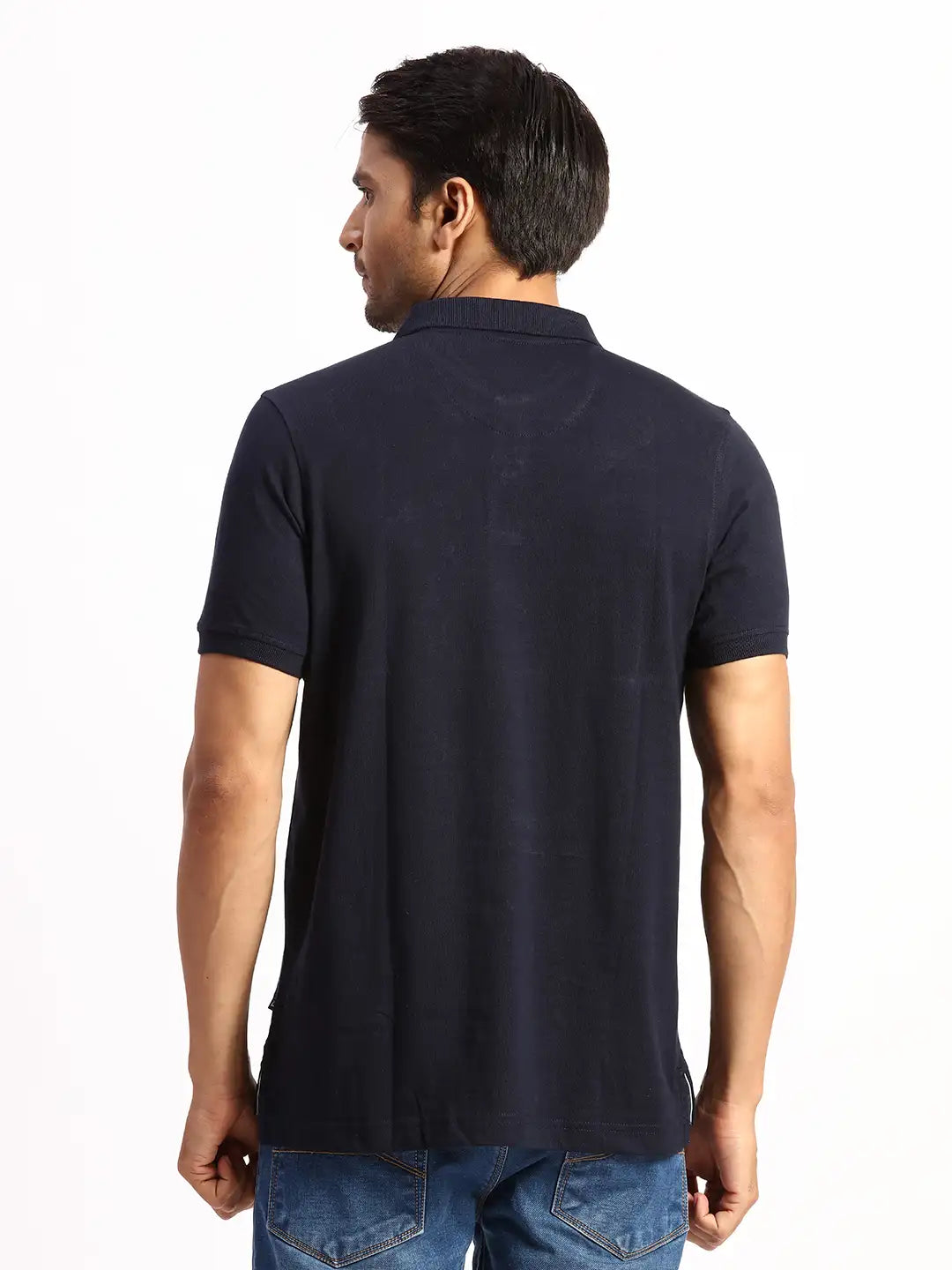 Men Regular Fit Green T Shirt