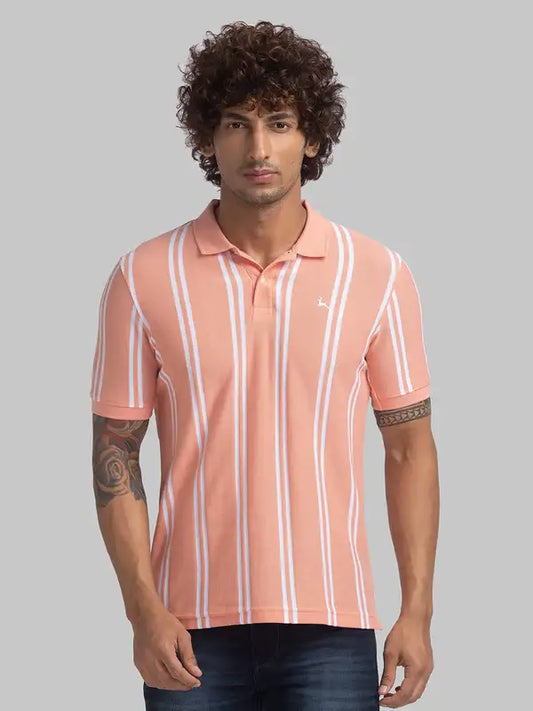 Men Regular Fit Blue T-Shirt