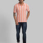 Men Regular Fit Blue T-Shirt