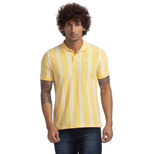 Men Regular Fit Green Polo
