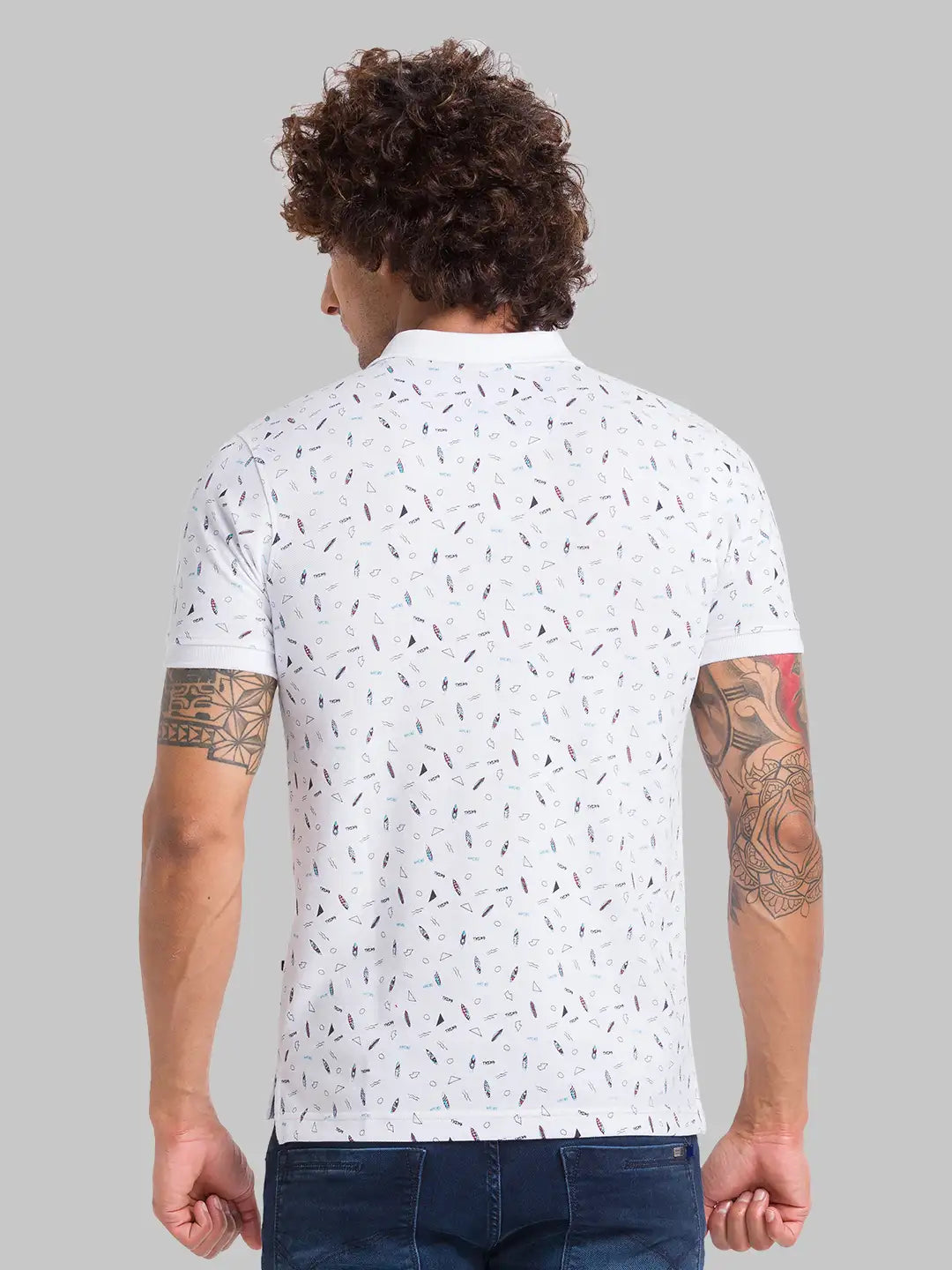Parx Men Red Yarn Dyed Regular Fit Cotton T-Shirt