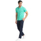 Men Regular Fit Orange Polo