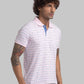 Parx Men Green Yarn Dyed Regular Fit Cotton Polo Neck T-Shirt
