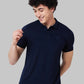 Men Regular Fit Black T-Shirt