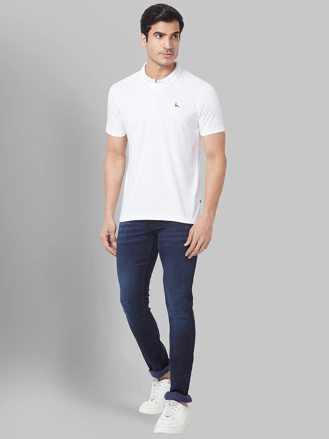 Men Regular Fit Green T-Shirt