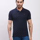 Parx Men Petrol Print Regular Fit Cotton T-Shirt