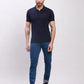 Parx Men Petrol Print Regular Fit Cotton T-Shirt