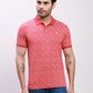 Parx Men Yellow Print Regular Fit Cotton T-Shirt