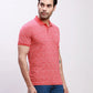 Parx Men Yellow Print Regular Fit Cotton T-Shirt