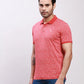 Parx Men Yellow Print Regular Fit Cotton T-Shirt