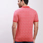 Parx Men Yellow Print Regular Fit Cotton T-Shirt