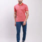 Parx Men Yellow Print Regular Fit Cotton T-Shirt