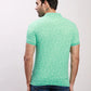 Parx Men Blue Print Regular Fit Cotton T-Shirt