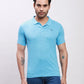 Parx Men Blue Print Regular Fit Cotton T-Shirt