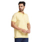 Men Regular Fit Blue T-Shirt