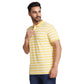 Men Regular Fit Blue T-Shirt