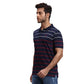 Men Regular Fit Dark Pink T-Shirt