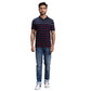 Men Regular Fit Dark Pink T-Shirt