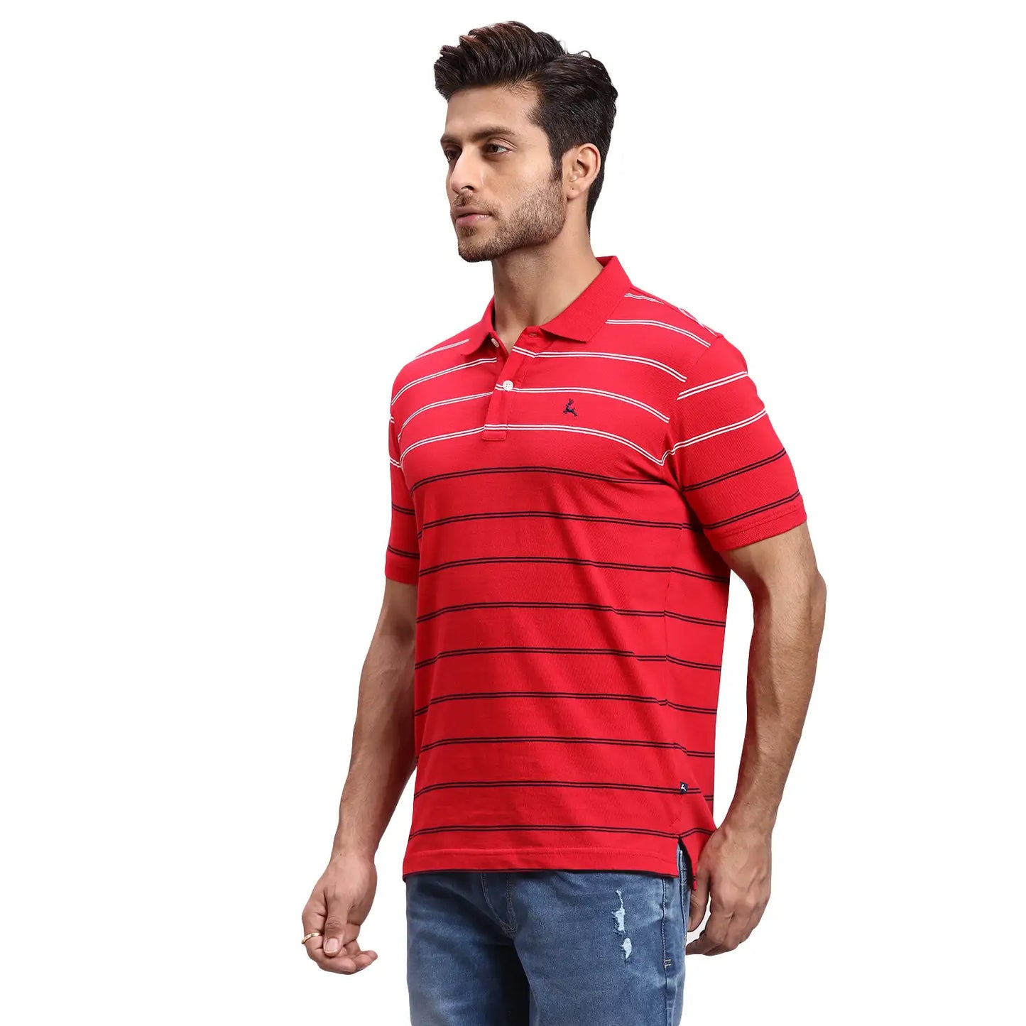 Men Regular Fit White T-Shirt