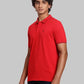 Men Regular Fit Green Polo