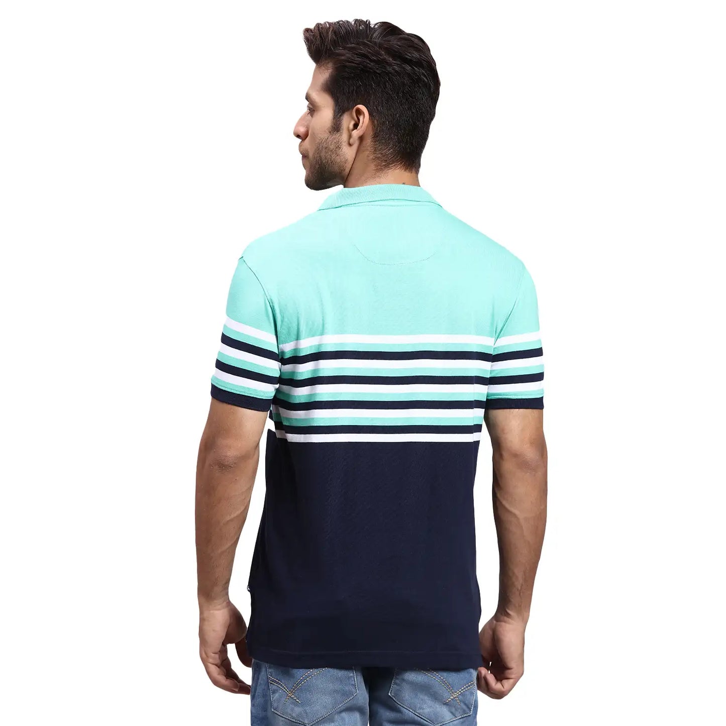 Men Regular Fit Light Grey T-Shirt