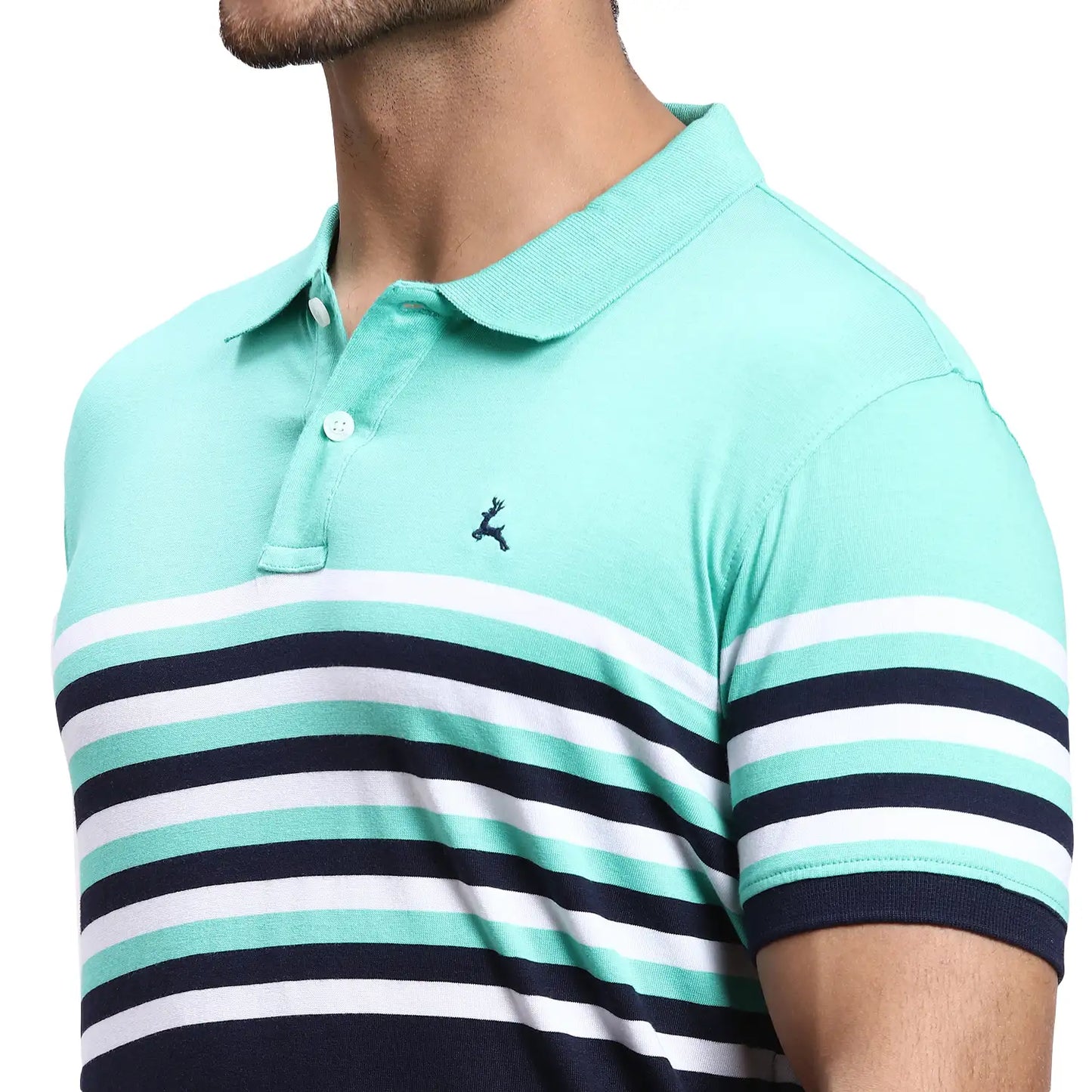 Men Regular Fit Light Grey T-Shirt