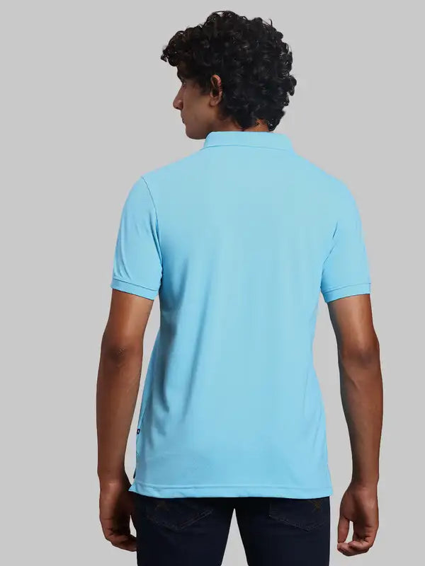 Men Regular Fit Green Polo