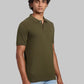 Men Regular Fit Green Polo