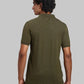 Men Regular Fit Green Polo