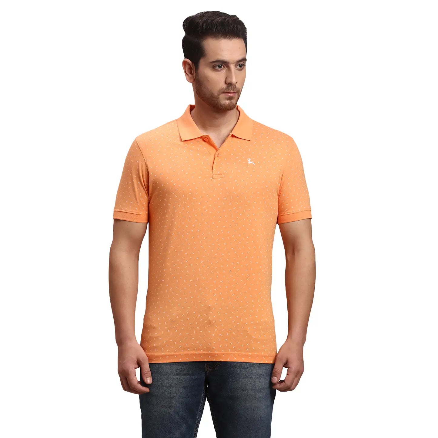 Men Slim Fit Green Shirt