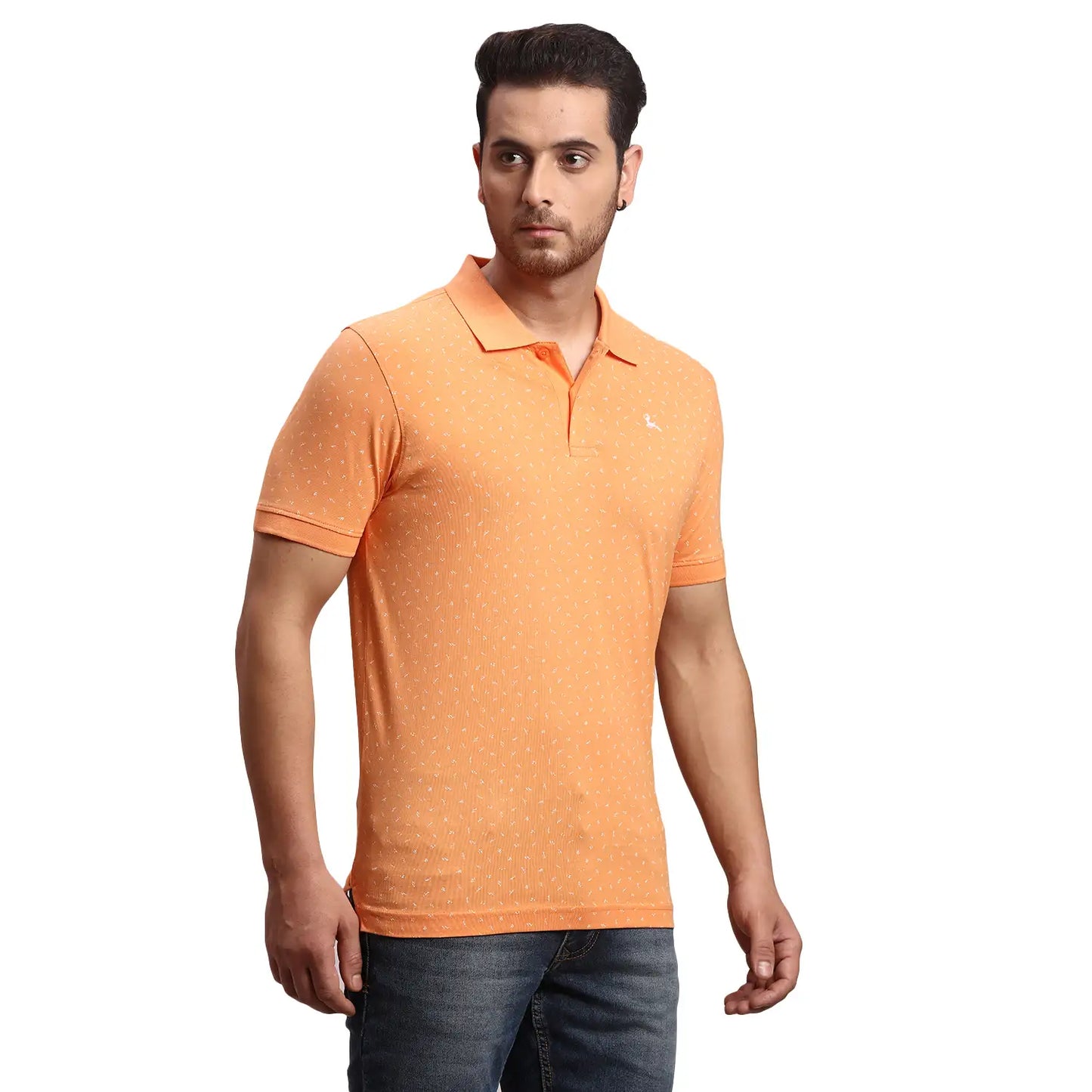 Men Slim Fit Green Shirt