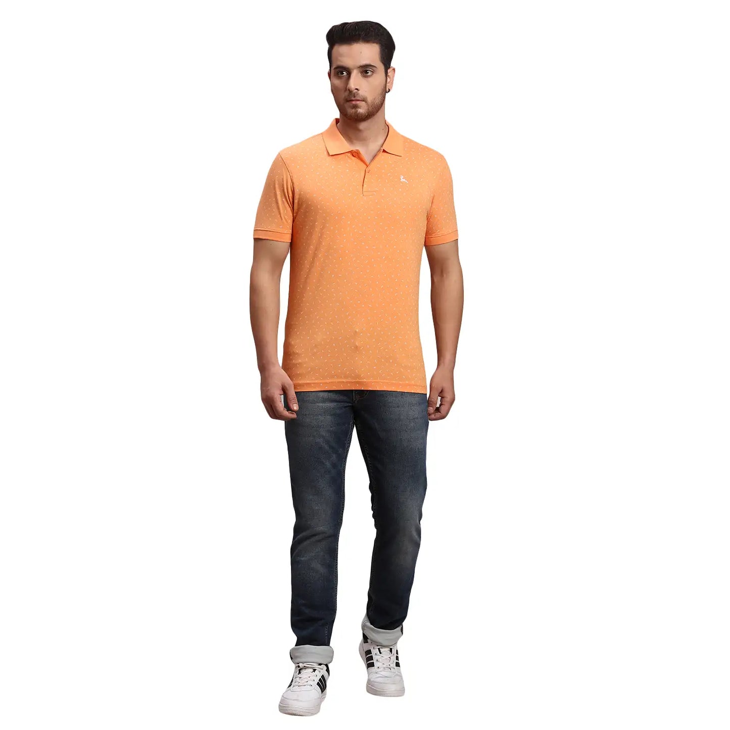 Men Slim Fit Green Shirt